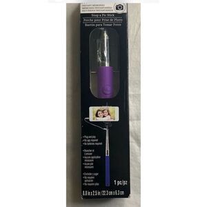 Selfie Stick by Recollections Snap A Picture‎ Photo Stick ~Purple~